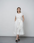 Summer Tie Waist Layer Dress - UNIQUE ATTRACTION
