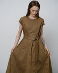 Summer Tie Waist Layer Dress - UNIQUE ATTRACTION