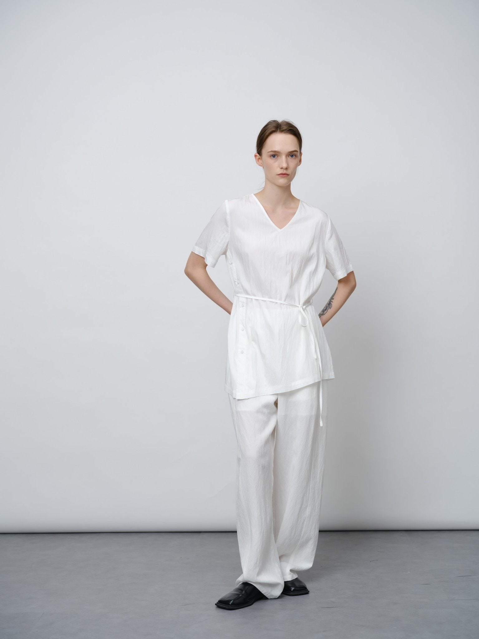 Tencel - Cotton Relaxed Fit Pants - UNIQUE ATTRACTION