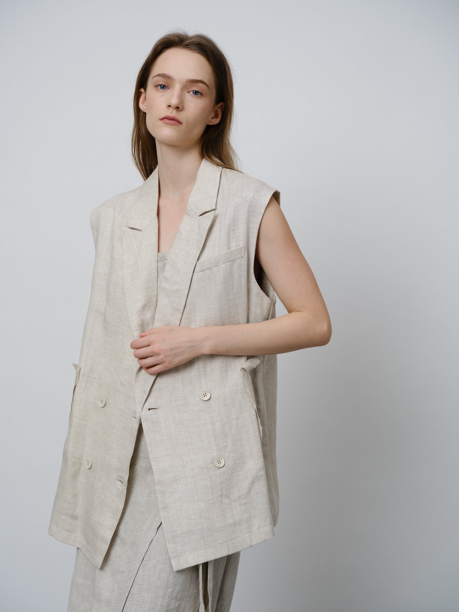 Tencel - Linen Summer Vest - UNIQUE ATTRACTION