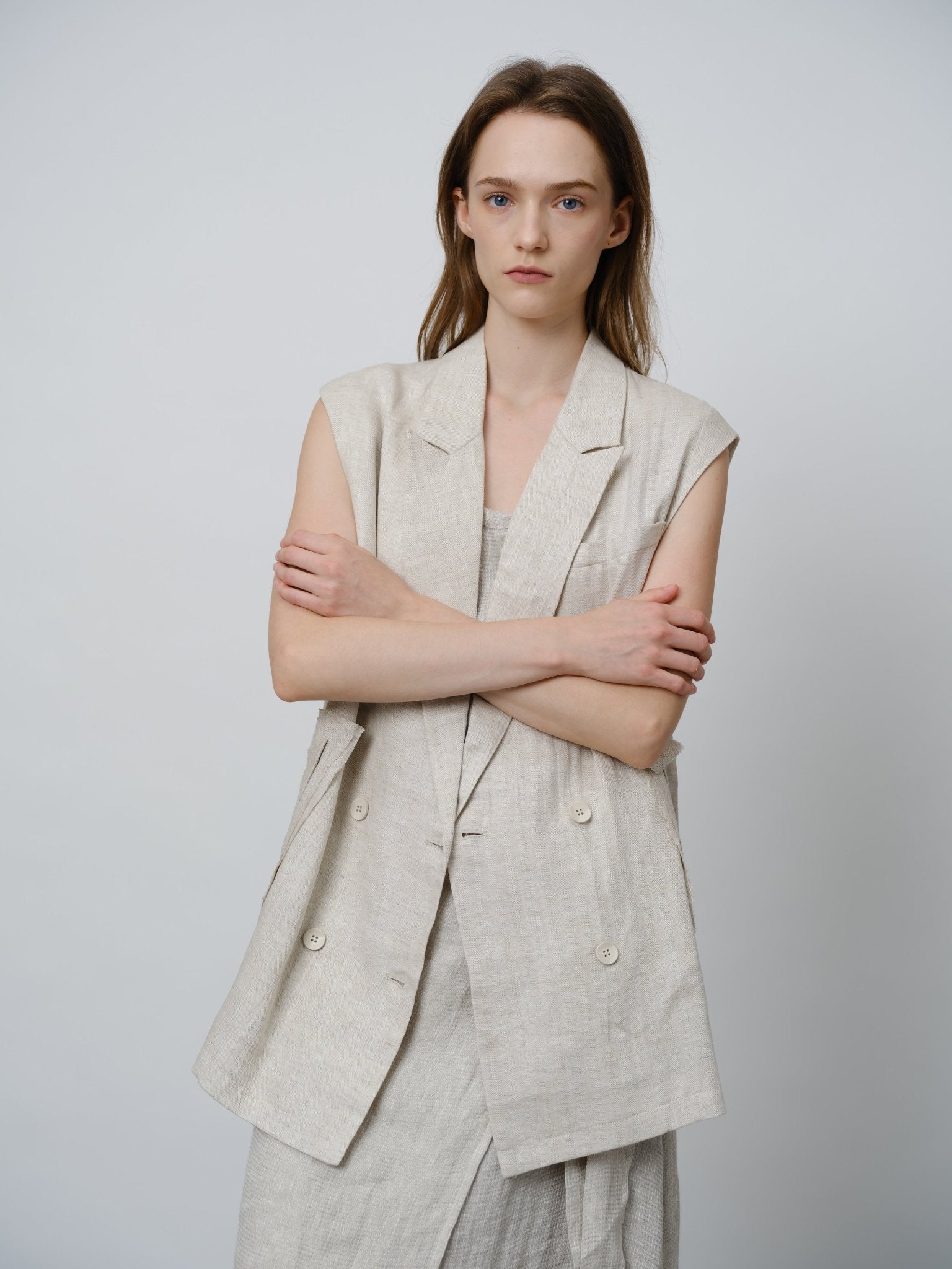 Tencel - Linen Summer Vest - UNIQUE ATTRACTION