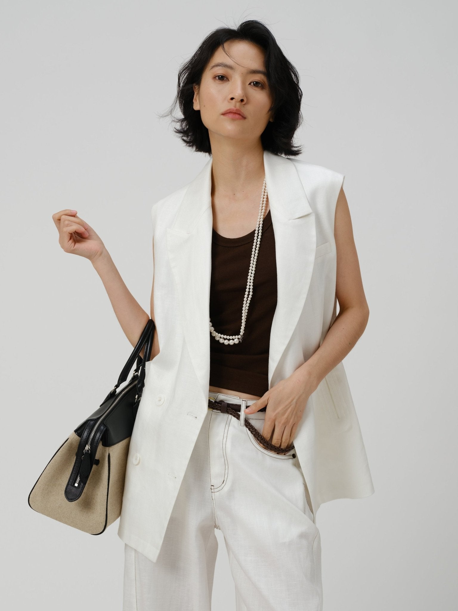Tencel - Linen Summer Vest - UNIQUE ATTRACTION