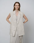 Tencel - Linen Summer Vest - UNIQUE ATTRACTION