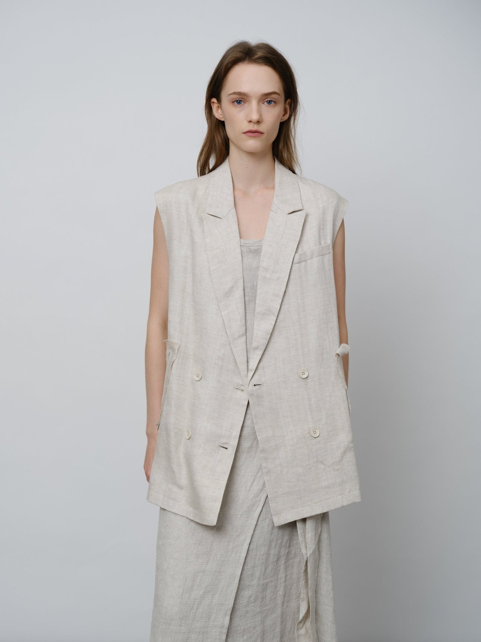 Tencel - Linen Summer Vest - UNIQUE ATTRACTION