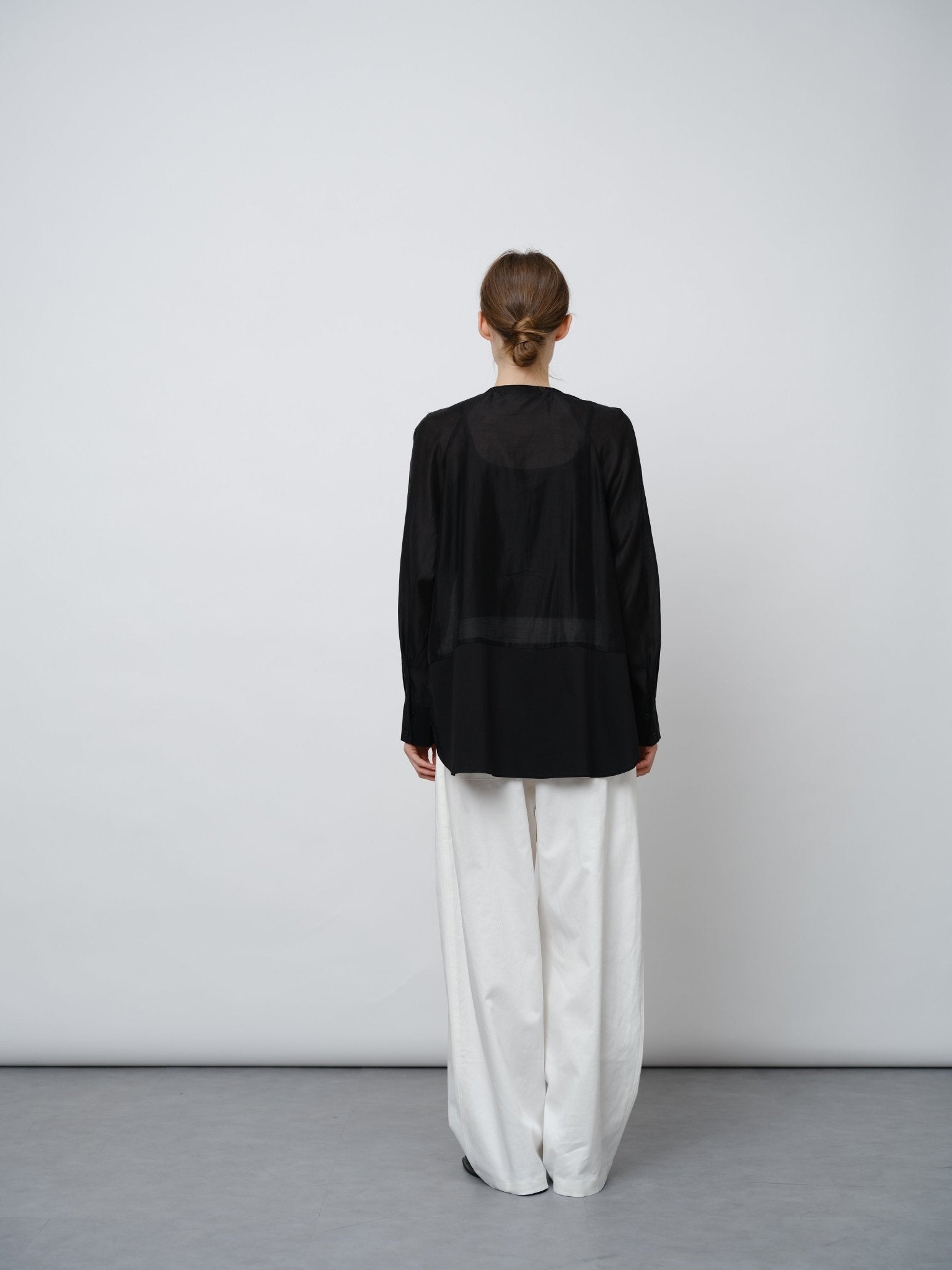 Tencel - Wool Blend Straight Leg Pants - UNIQUE ATTRACTION