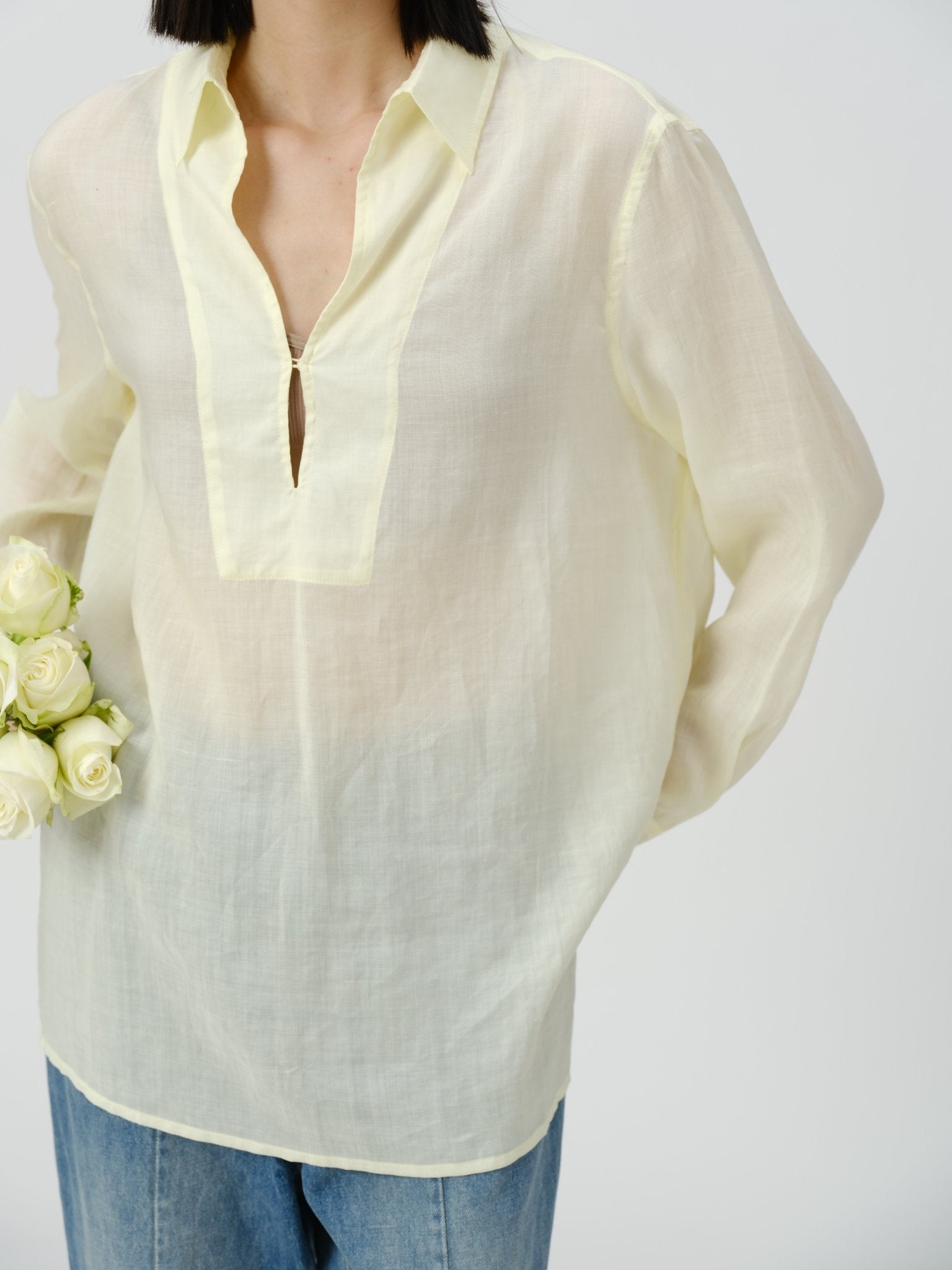 Textured Linen Shirt - UNIQUE ATTRACTION