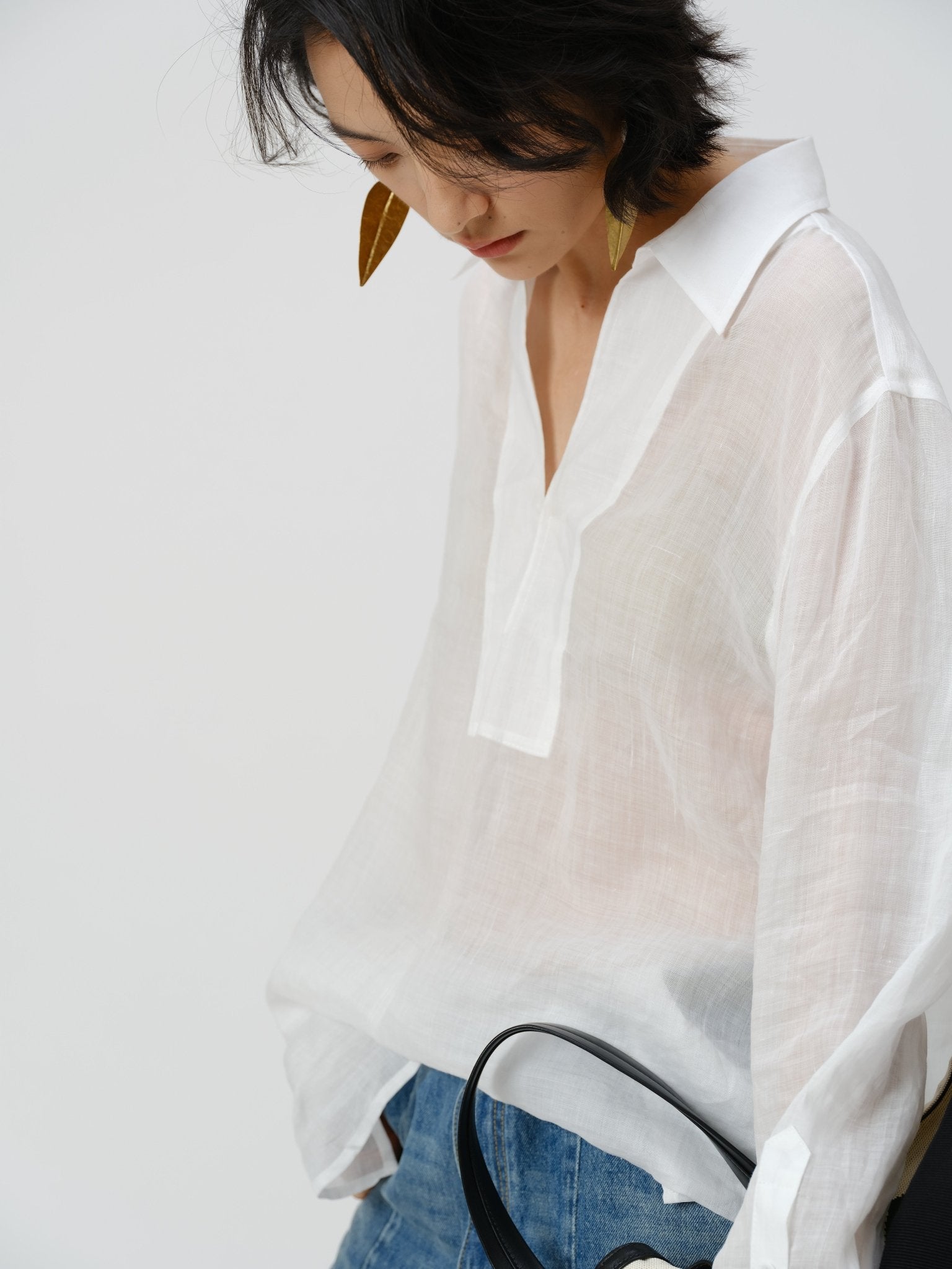 Textured Linen Shirt - UNIQUE ATTRACTION