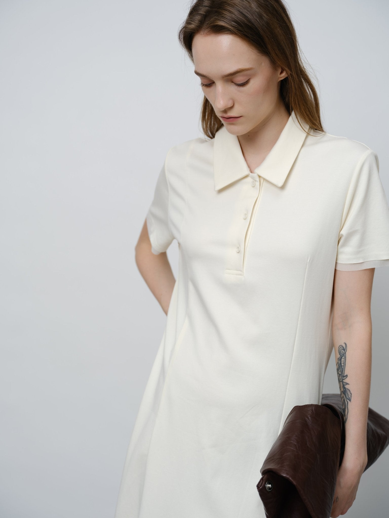 Textured &amp; Tailored Summer Dress - UNIQUE ATTRACTION