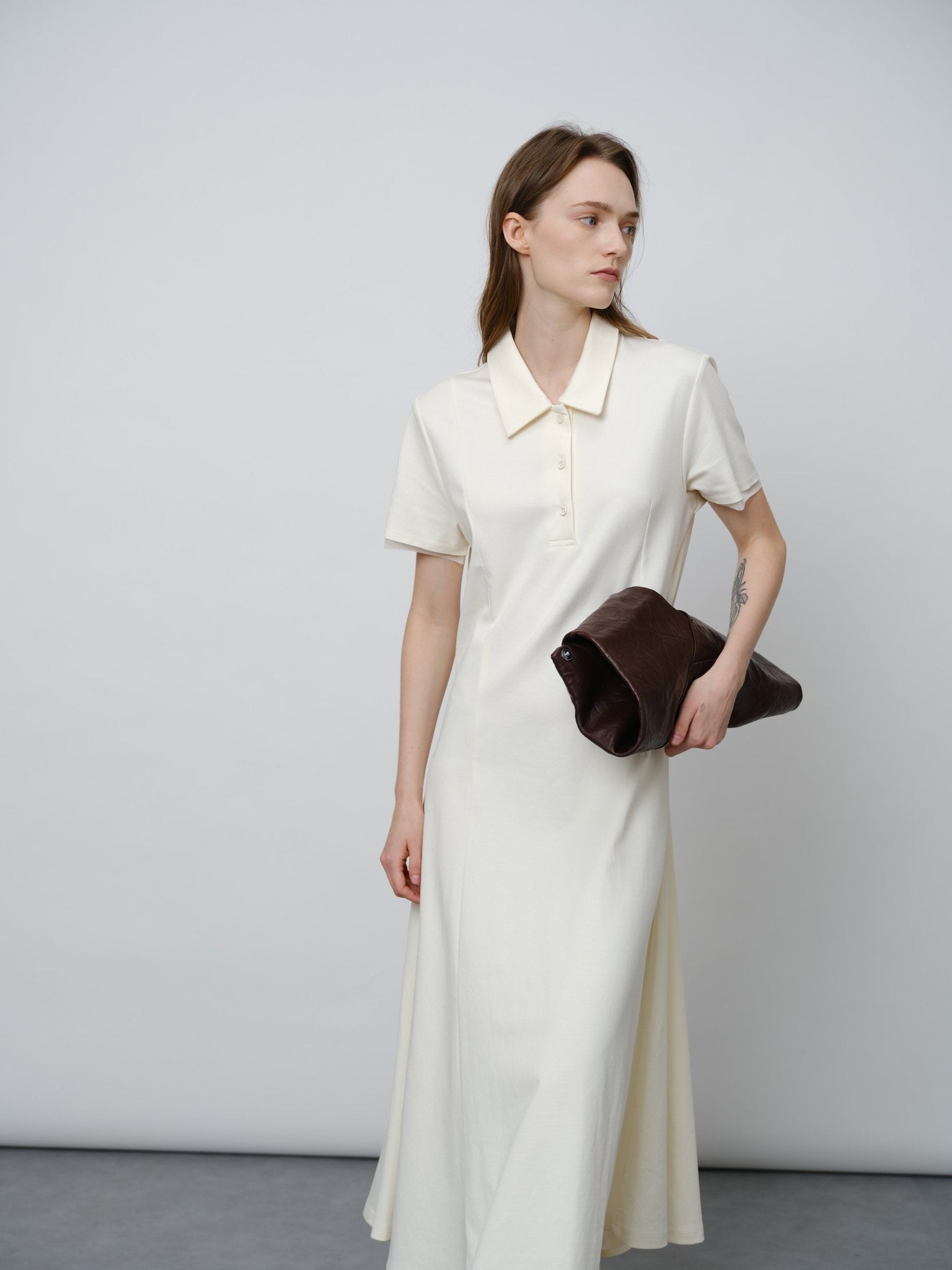 Textured & Tailored Summer Dress - UNIQUE ATTRACTION