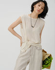 Twist Front Knit Top - UNIQUE ATTRACTION