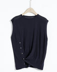 Twist Front Knit Top - UNIQUE ATTRACTION