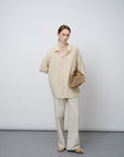 Vintage Draped Collar Shirt - UNIQUE ATTRACTION