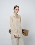 Vintage Draped Collar Shirt - UNIQUE ATTRACTION