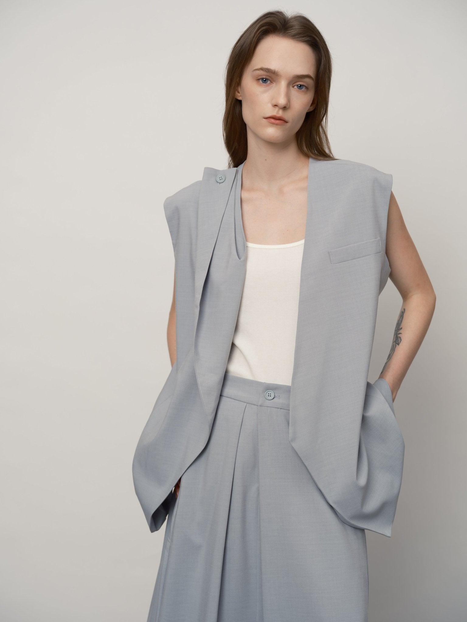Women's Oversized Waistcoat - UNIQUE ATTRACTION