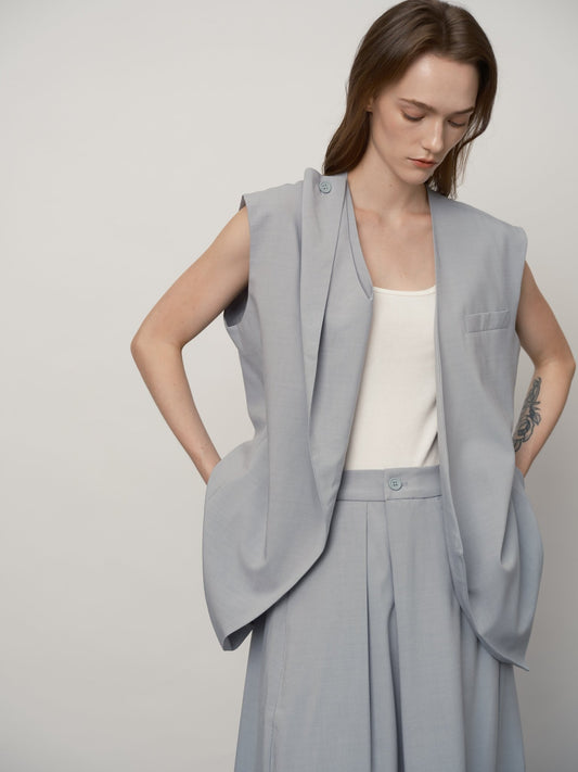 Women's Oversized Waistcoat - UNIQUE ATTRACTION