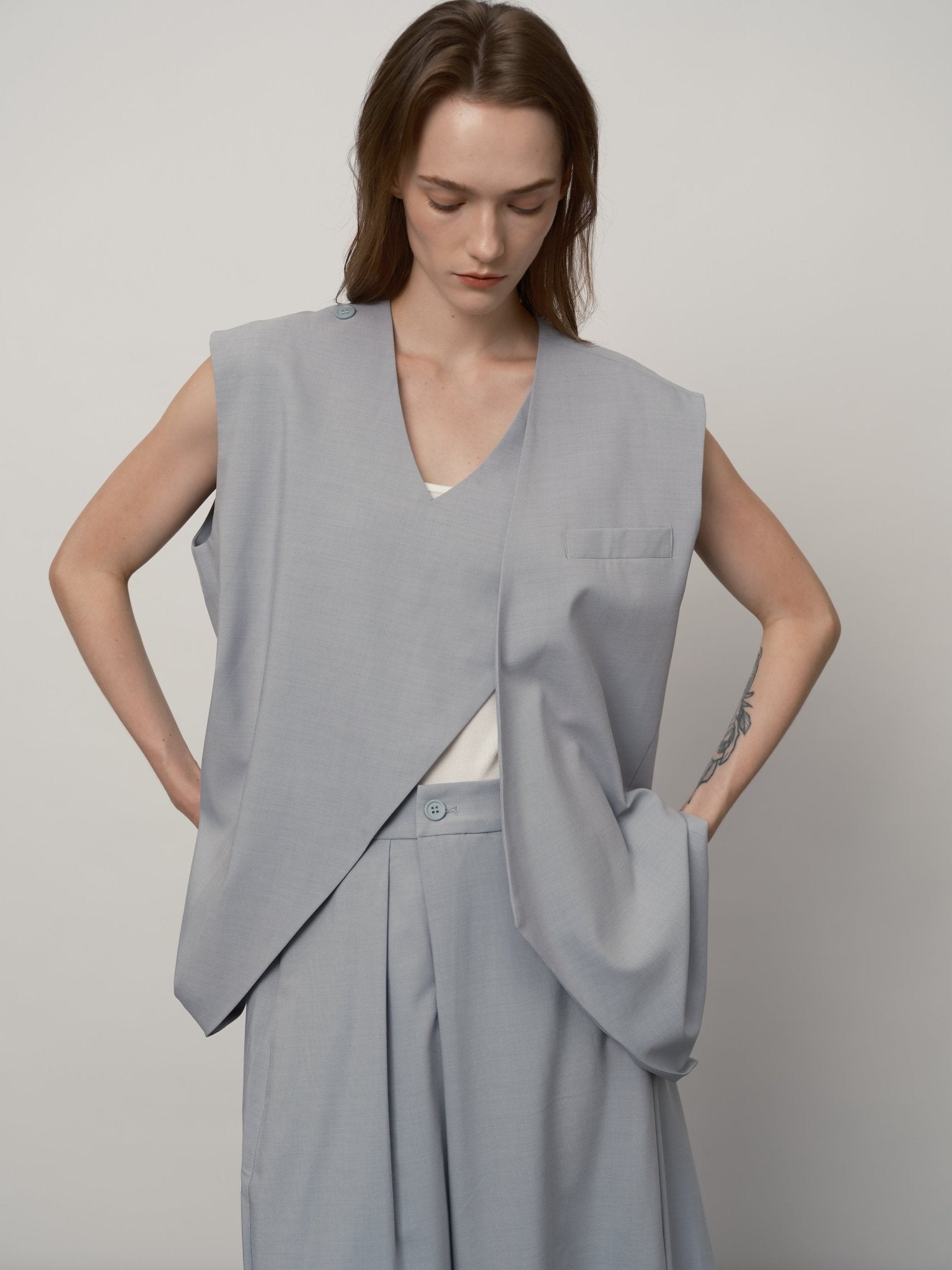 Women&#39;s Oversized Waistcoat - UNIQUE ATTRACTION