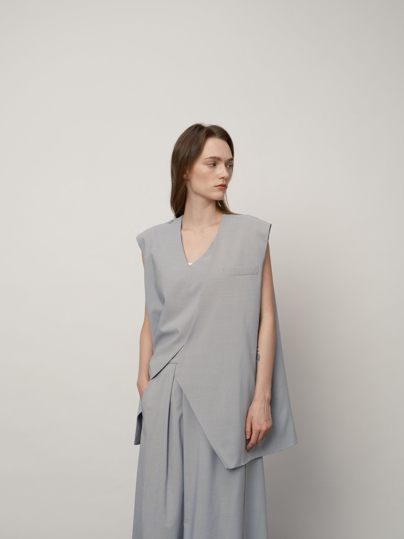 Women&#39;s Oversized Waistcoat - UNIQUE ATTRACTION