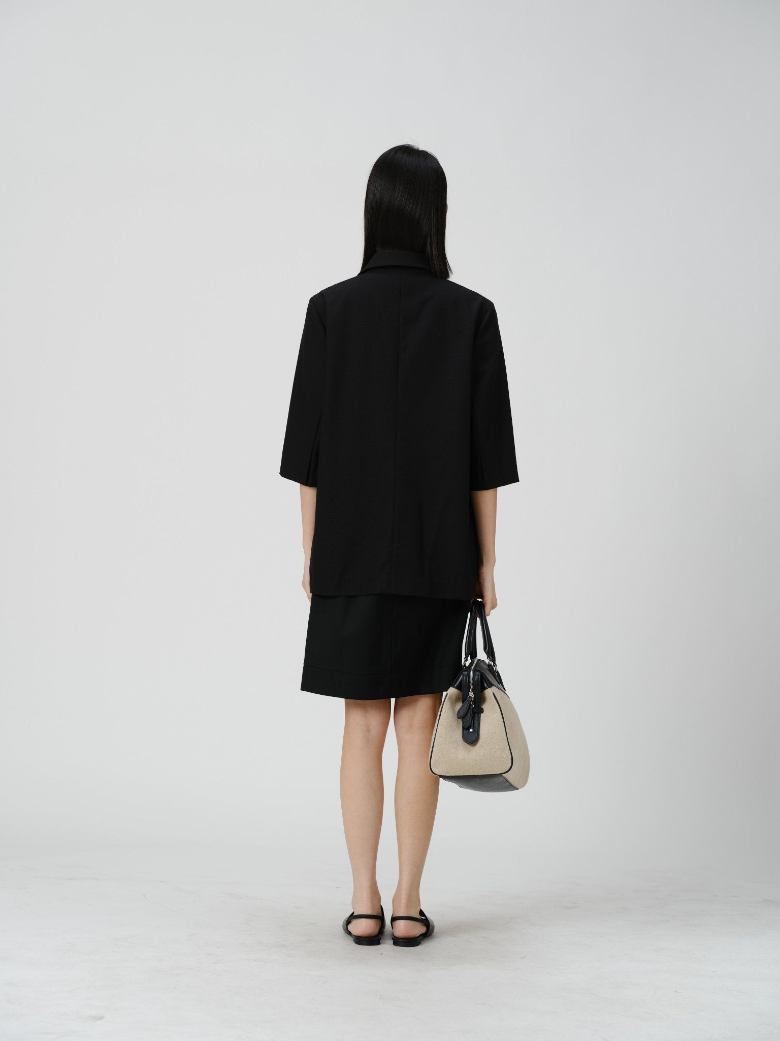 Wool - Blend Utility Blazer - UNIQUE ATTRACTION